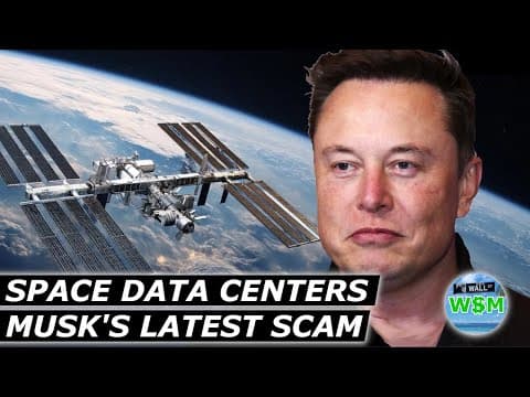 Space Data Centers, Musk's Latest Scam